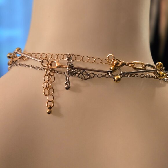 NEW ZARA SET OF 3 MEDALLION HORN NECKLACES - Picture 4 of 8